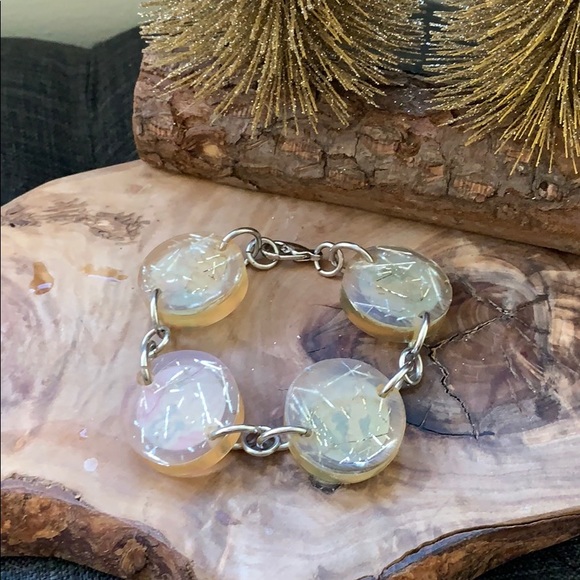 Handmade Vintage Porn Poster Art Resin Bracelet - Picture 3 of 3